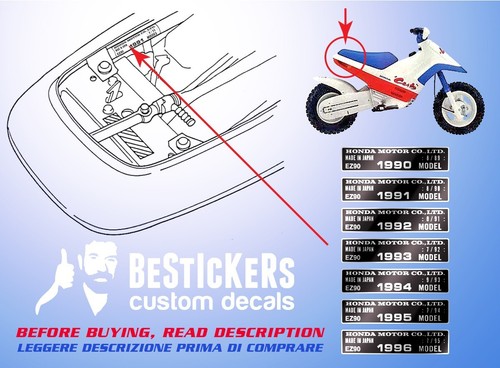 Adesivo honda cub ez90 - adesivo, ez-9